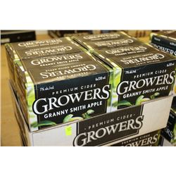 FLAT OF 24 BOTTLES OF GROWERS GRANNY SMITH APPLE