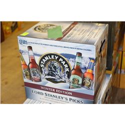CASE OF 12 BOTTLES OF STANLEY PARK WINTER EDITION