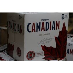 CASE OF 24 CANS OF MOLSON CANADIAN BEER