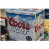 Image 1 : CASE OF 24 CANS OF COORS LIGHT BEER