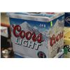 Image 1 : CASE OF 24 CANS OF COORS LIGHT BEER