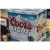 Image 1 : CASE OF 24 CANS OF COORS LIGHT BEER