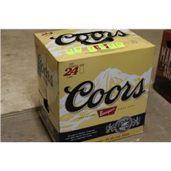 CASE OF 24 CANS COORS BANQUET BEER