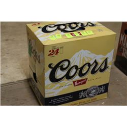 CASE OF 24 CANS COORS BANQUET BEER