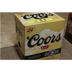 CASE OF 24 CANS COORS BANQUET BEER