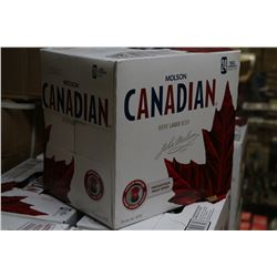 CASE OF 24 CANS OF MOLSON CANADIAN BEER
