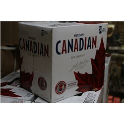 CASE OF 24 CANS OF MOLSON CANADIAN BEER