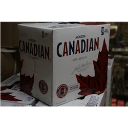 CASE OF 24 CANS OF MOLSON CANADIAN BEER