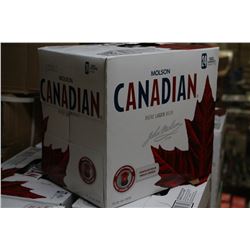 CASE OF 24 CANS OF MOLSON CANADIAN BEER