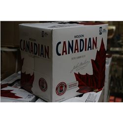 CASE OF 24 CANS OF MOLSON CANADIAN BEER