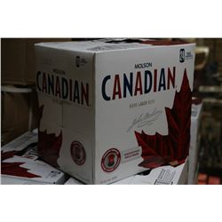 CASE OF 24 CANS OF MOLSON CANADIAN BEER