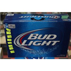 CASE OF 24 CANS OF BUD LIGHT BEER