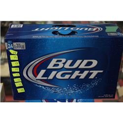CASE OF 24 CANS OF BUD LIGHT BEER