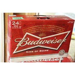 CASE OF 24 CANS OF BUDWEISER BEER