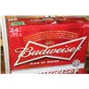 Image 1 : CASE OF 24 CANS OF BUDWEISER BEER