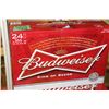 Image 1 : CASE OF 24 CANS OF BUDWEISER BEER