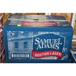 CASE OF 24 BOTTLES OF SAMUAL ADAMS BOSTON LAGER