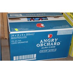 CASE OF 24 BOTTLES OF ANGRY ORCHARD HARD CIDER
