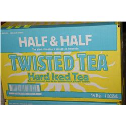CASE OF 24 BOTTLES OF TWISTED TEA HARD ICE TEA