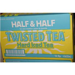 CASE OF 24 BOTTLES OF TWISTED TEA HARD ICE TEA