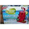 Image 1 : CASE OF 12 CANS OF BUD LIME CRAN-BRRR-RITA