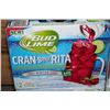Image 1 : CASE OF 12 CANS OF BUD LIME CRAN-BRRR-RITA