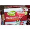 Image 1 : CASE OF 12 CANS OF BUD LIME STRAW-BER-RITA