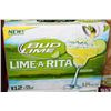Image 1 : CASE OF 12 CANS OF BUD LIME LIME-A-RITA