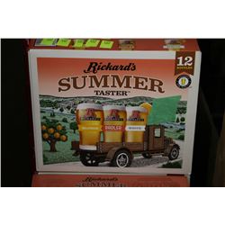 CASE OF 12 BOTTLES OF RICKARDS SUMMER TASTER