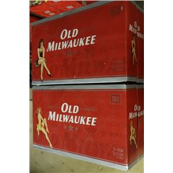 2 CASES OF OLD MILWAUKEE BEER