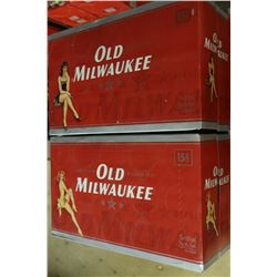 2 CASES OF OLD MILWAUKEE BEER