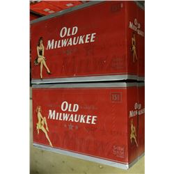 2 CASES OF OLD MILWAUKEE BEER