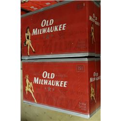 2 CASES OF OLD MILWAUKEE BEER