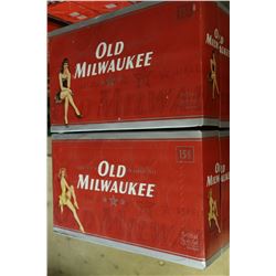2 CASES OF OLD MILWAUKEE BEER