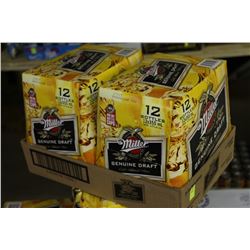 FLAT OF 24 BOTTLES OF MILLER GENUINE DRAFT