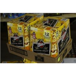 FLAT OF 24 BOTTLES OF MILLER GENUINE DRAFT