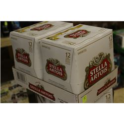 FLAT OF 24 BOTTLES OF STELLA ARTOIS IMPORTED BEER