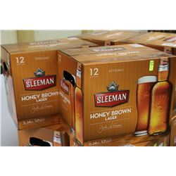 2 CASES OF SLEEMAN HONEY BROWN LAGER