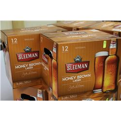 2 CASES OF SLEEMAN HONEY BROWN LAGER