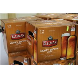 2 CASES OF SLEEMAN HONEY BROWN LAGER