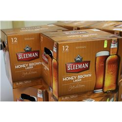 2 CASES OF SLEEMAN HONEY BROWN LAGER