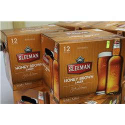 2 CASES OF SLEEMAN HONEY BROWN LAGER