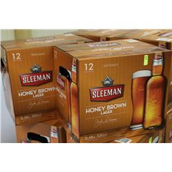 2 CASES OF SLEEMAN HONEY BROWN LAGER