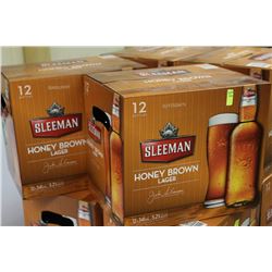 2 CASES OF SLEEMAN HONEY BROWN LAGER