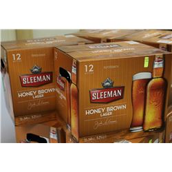 2 CASES OF SLEEMAN HONEY BROWN LAGER