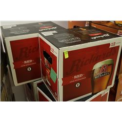 2 CASES OF RICKARD'S RED IRISH STYLE ALE