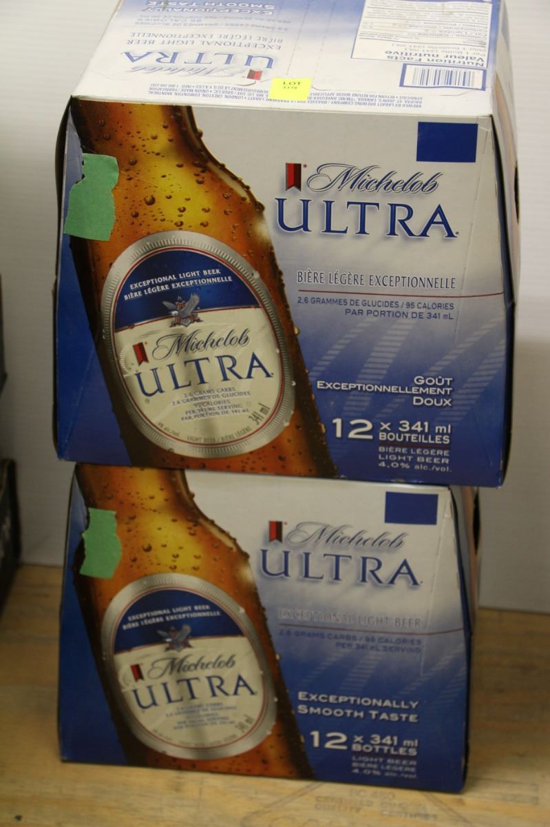 2 CASES OF MICHELOB ULTRA LIGHT BEER