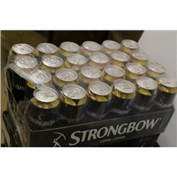 FLAT OF 24 CANS OF STRONGBOW CIDER