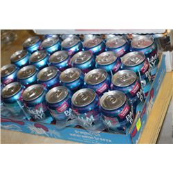 FLAT OF 24 CANS OF PALM BAY SPARKLING VODKA