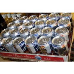 FLAT OF 24 CANS OF BUD LIGHT/CLAMATO